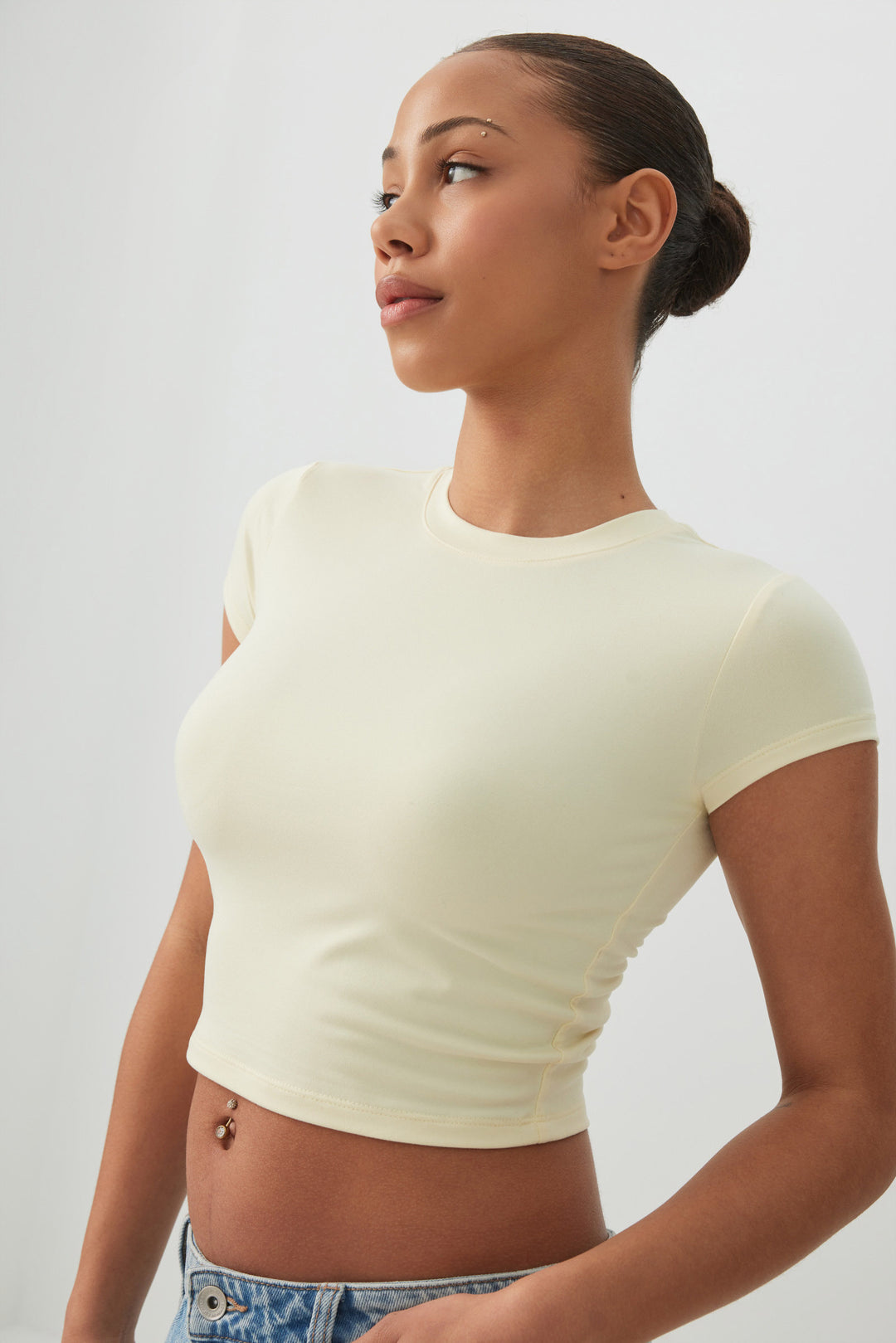Crew Neck Crop Top