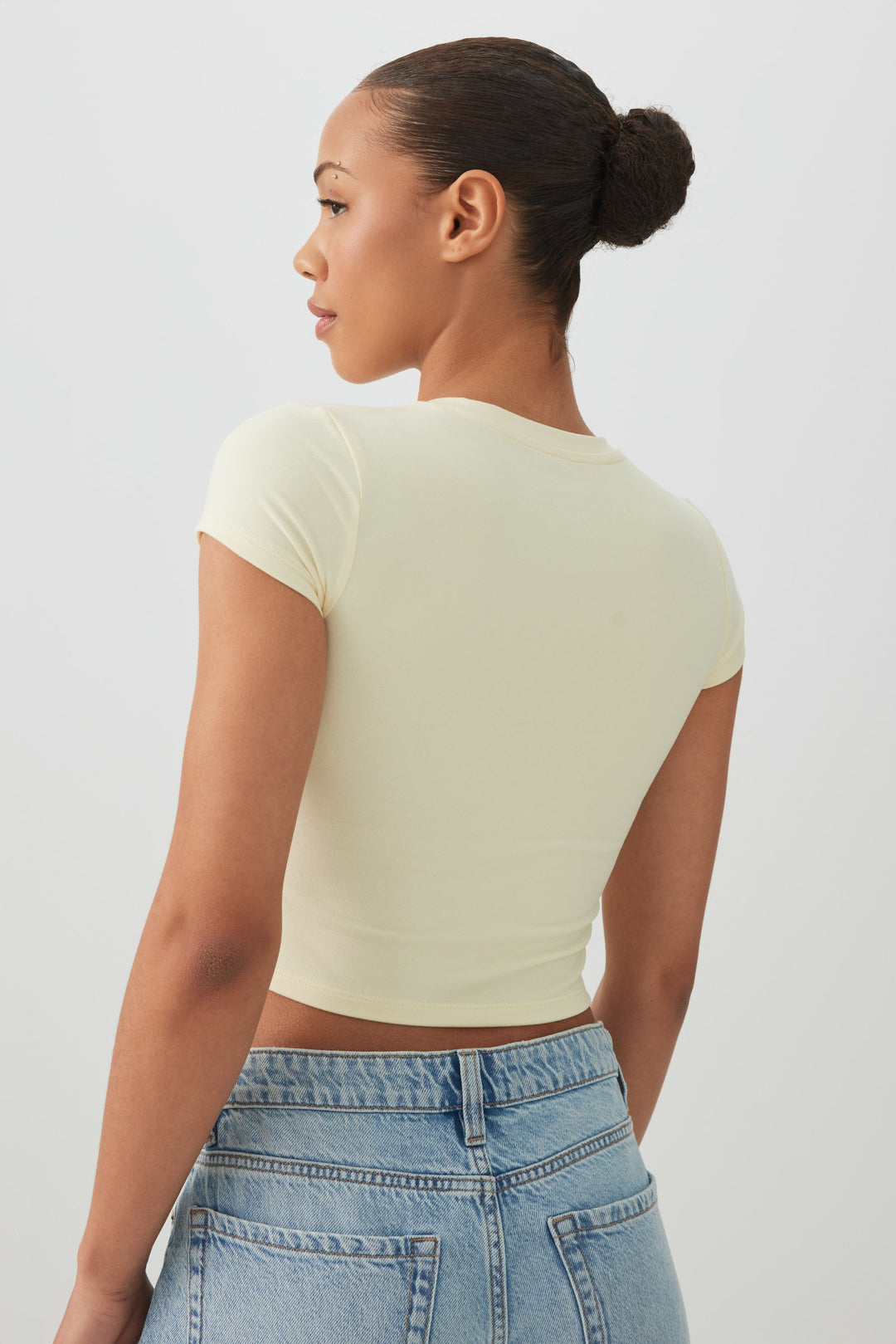 Crew Neck Crop Top