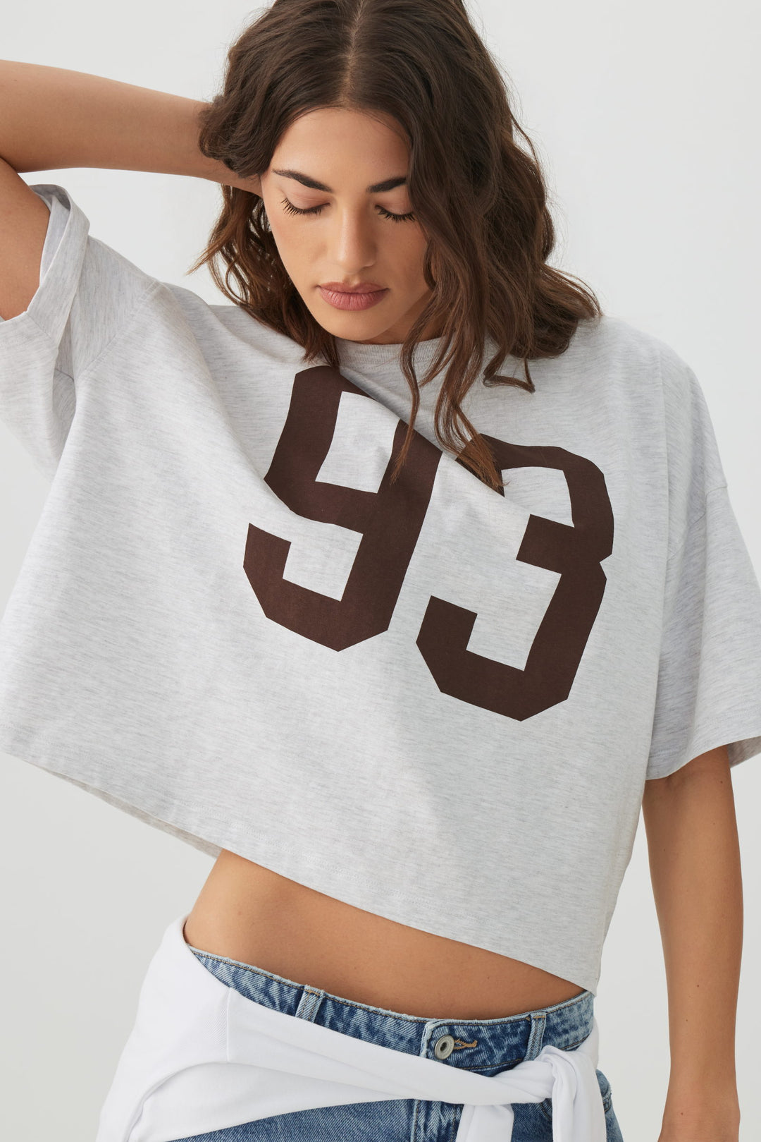 Dropped Shoulder Graphic T Shirt