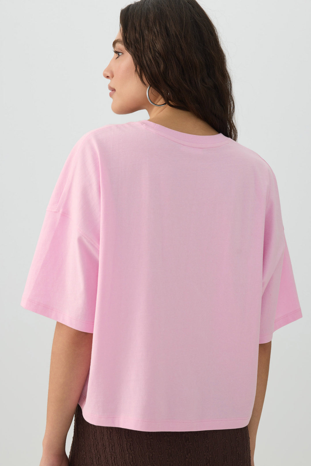 Dropped Shoulder Graphic T Shirt