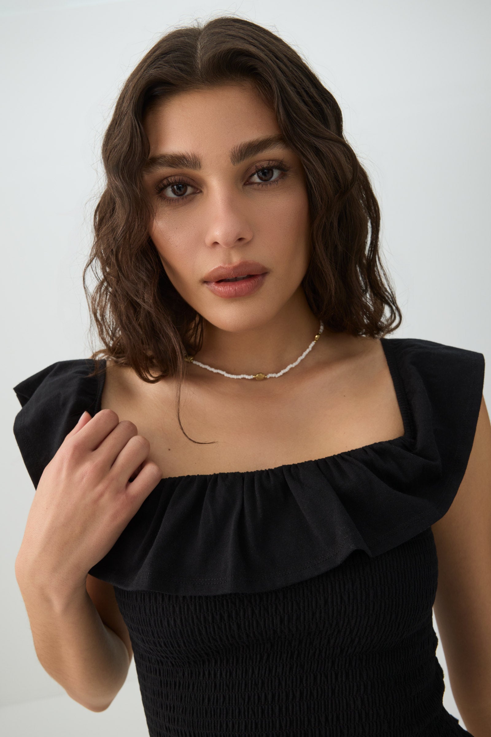 Smocked Off-Shoulder Top – Ardene