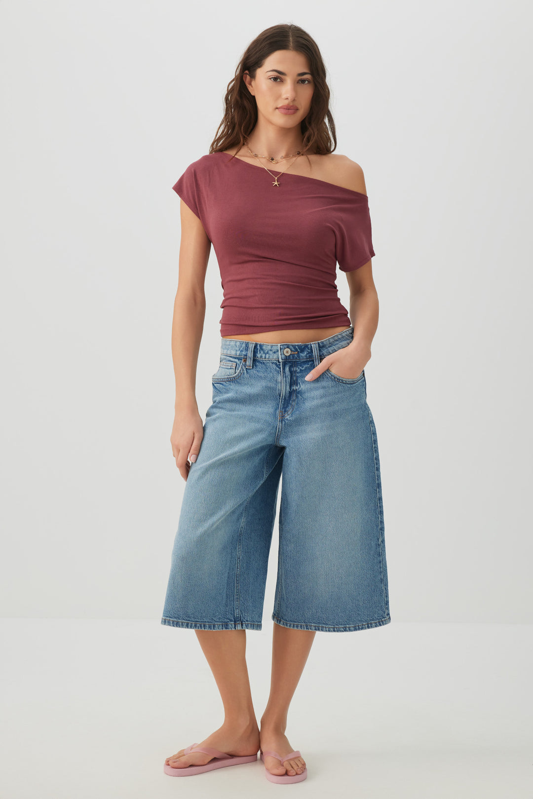 Asymmetric Cinched Top