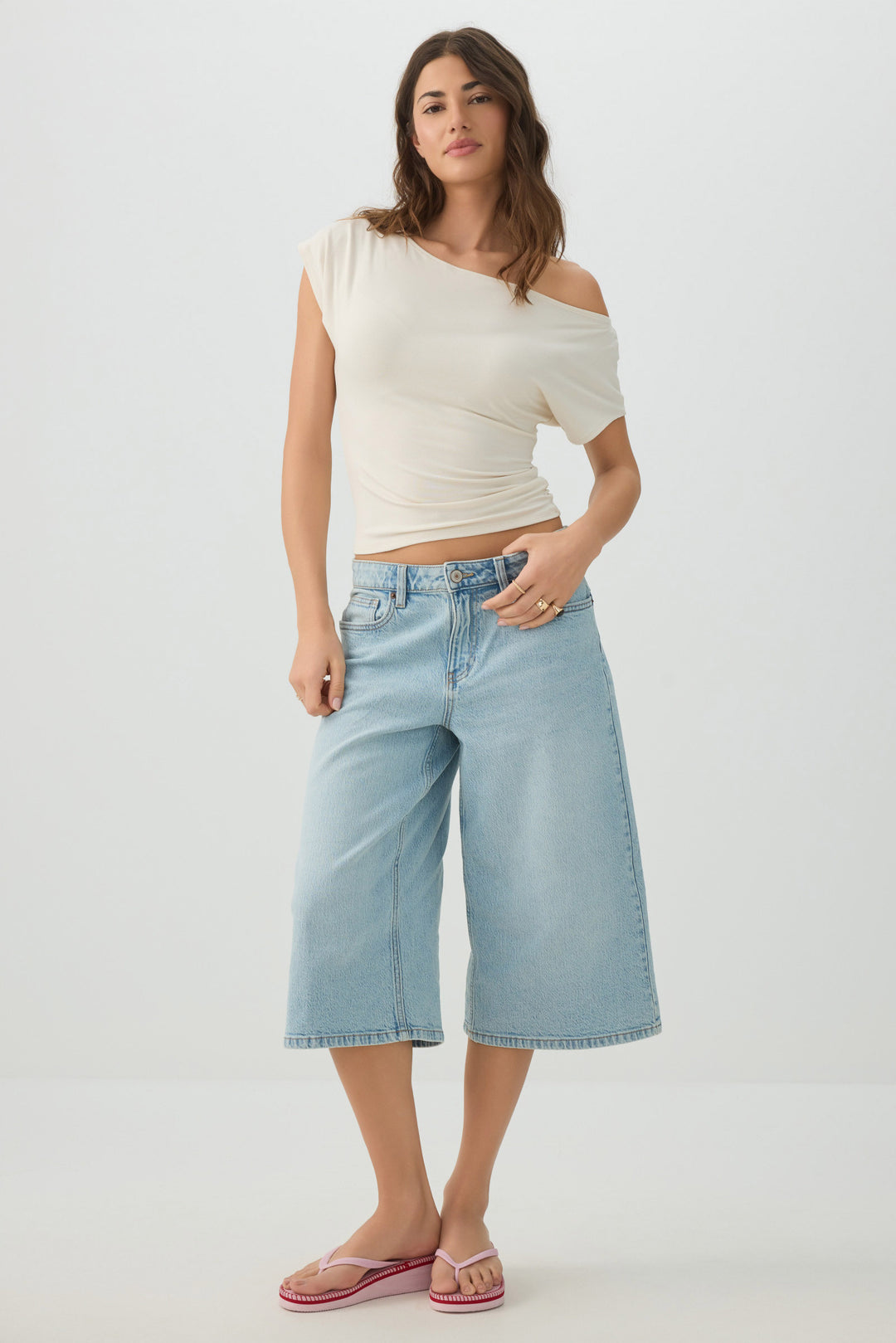 Asymmetric Cinched Top