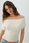 Asymmetric Cinched Top