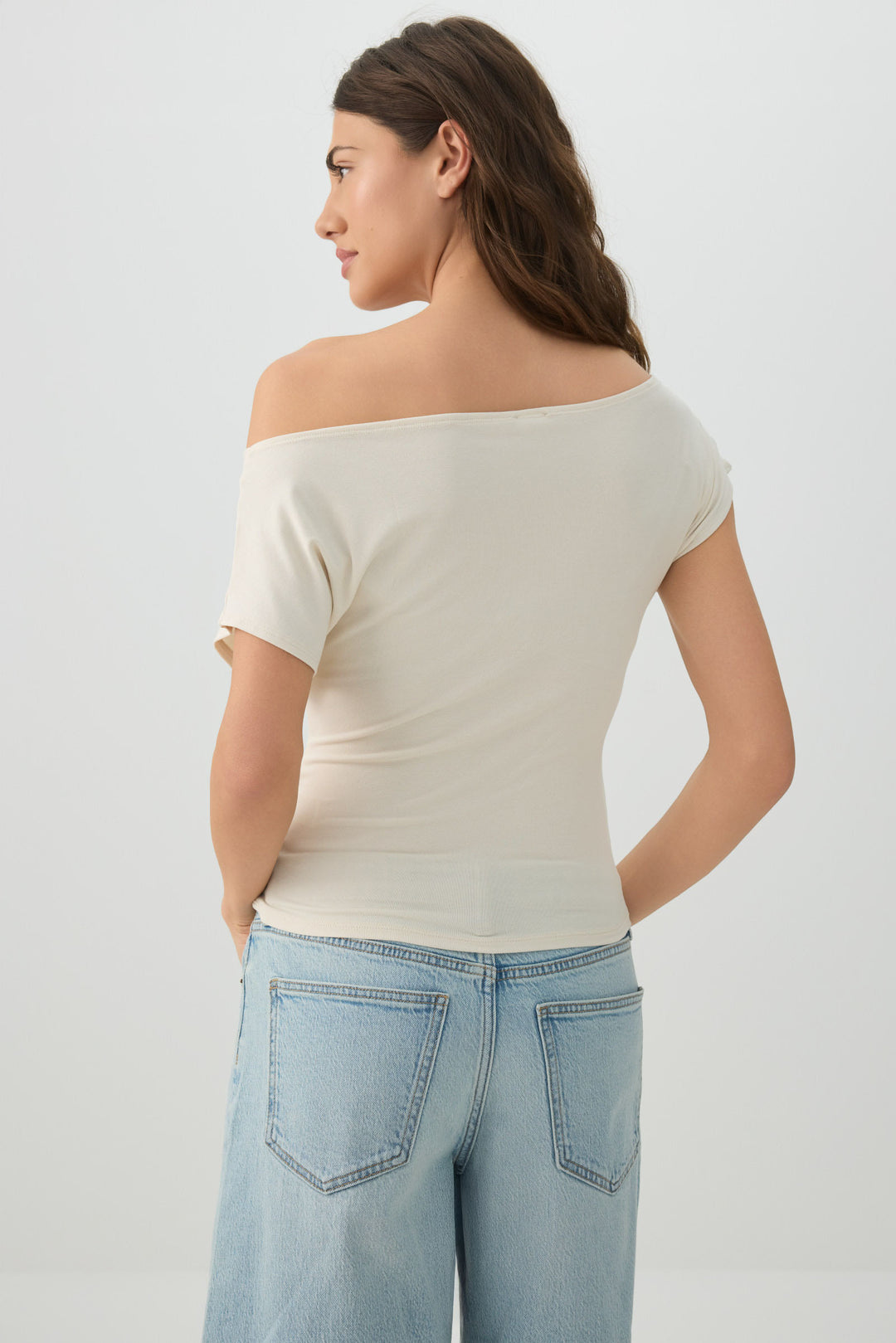 Asymmetric Cinched Top