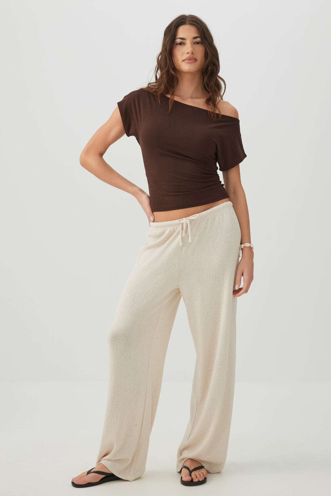 Asymmetric Cinched Top