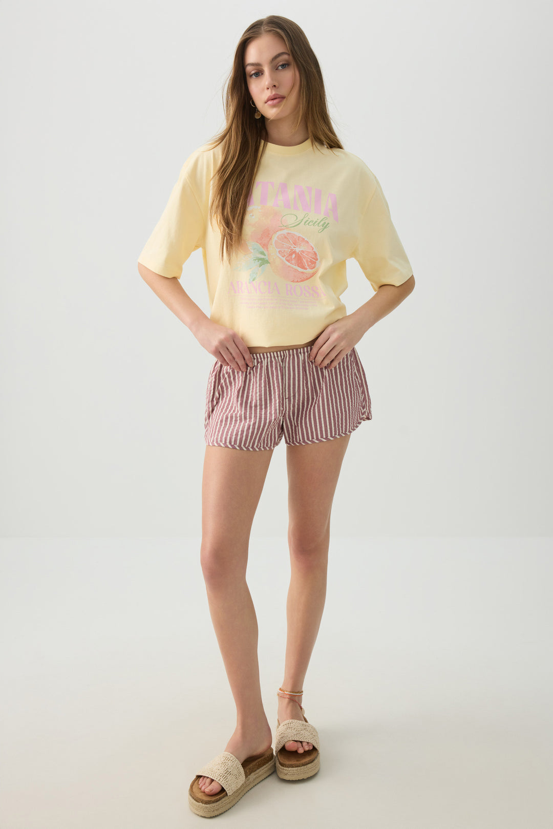 Longline Oversized Graphic T-Shirt