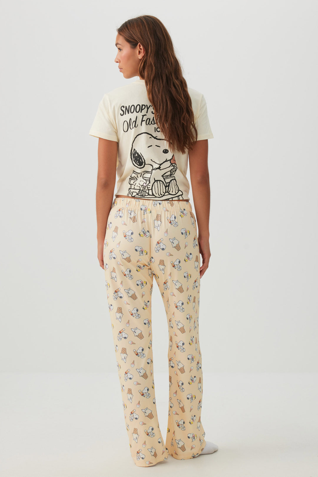 Pantalon de pyjama jambe droite