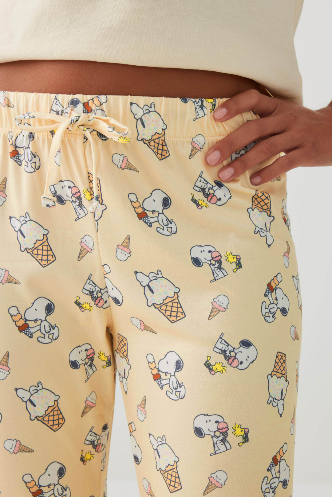 Pantalon de pyjama jambe droite