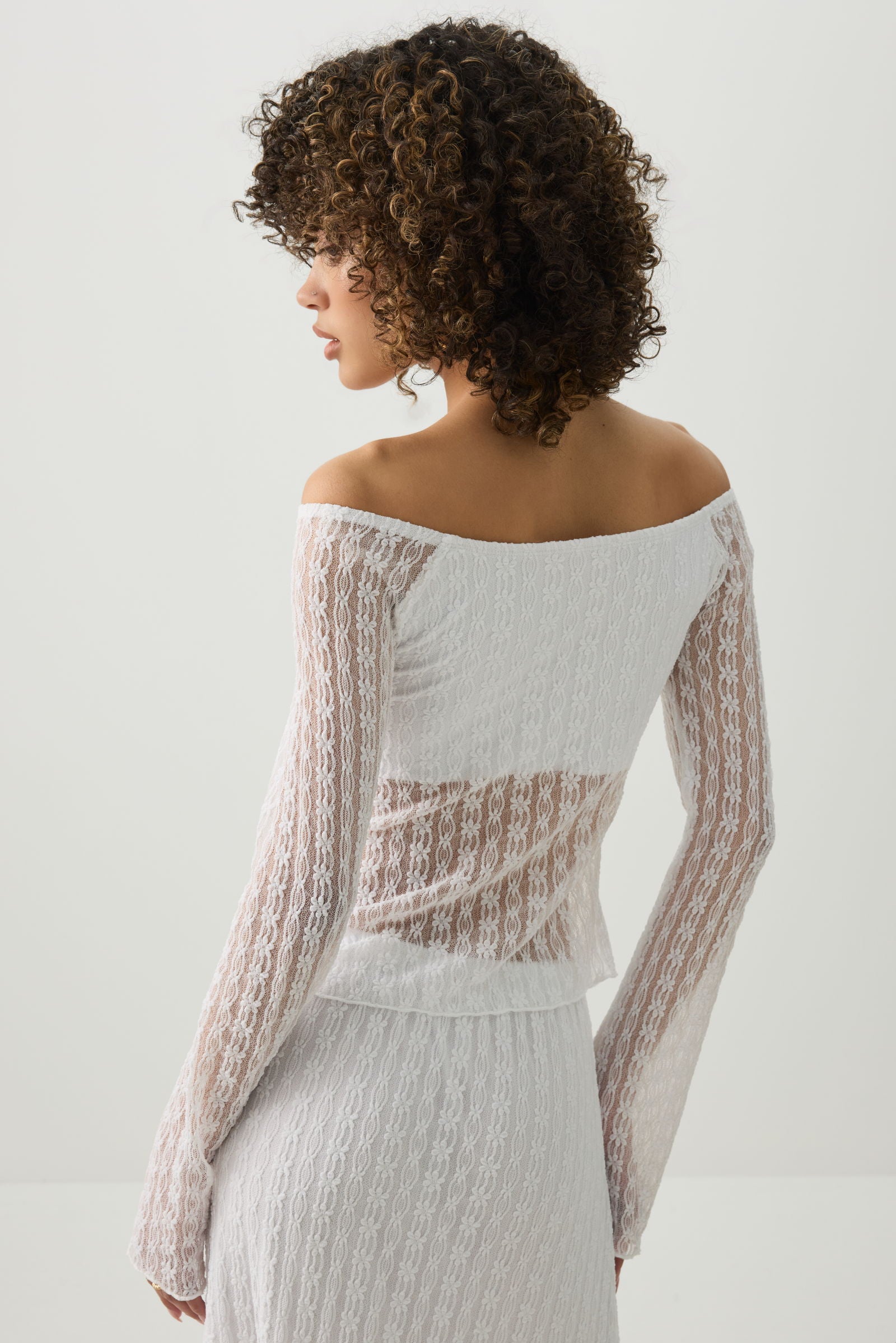Lace Off Shoulder Top – Ardene