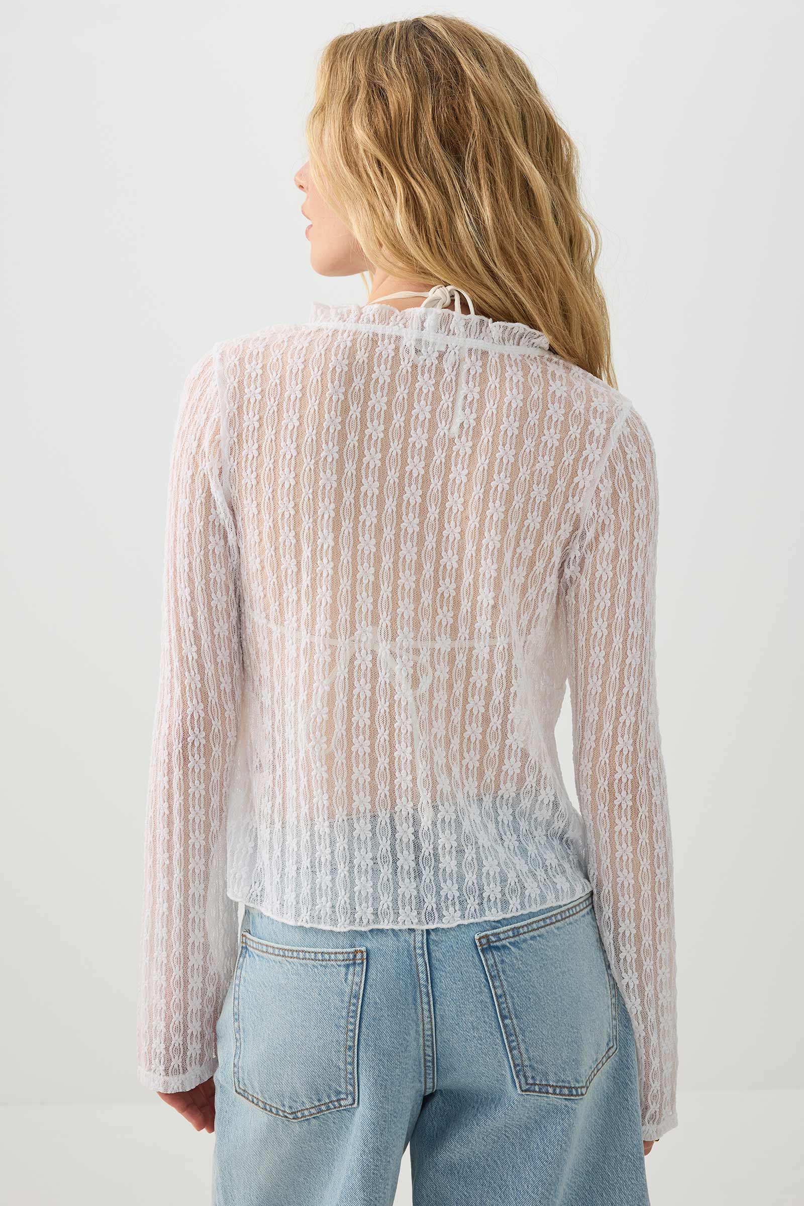 Tie Front Lace Cardigan – Ardene