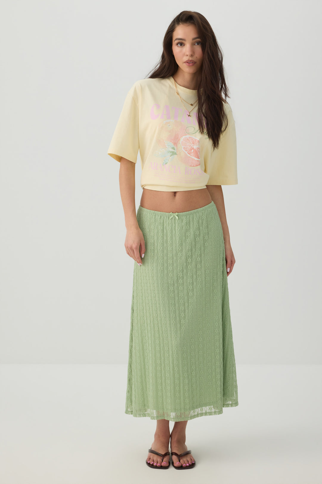 Midi Flowy Skirt