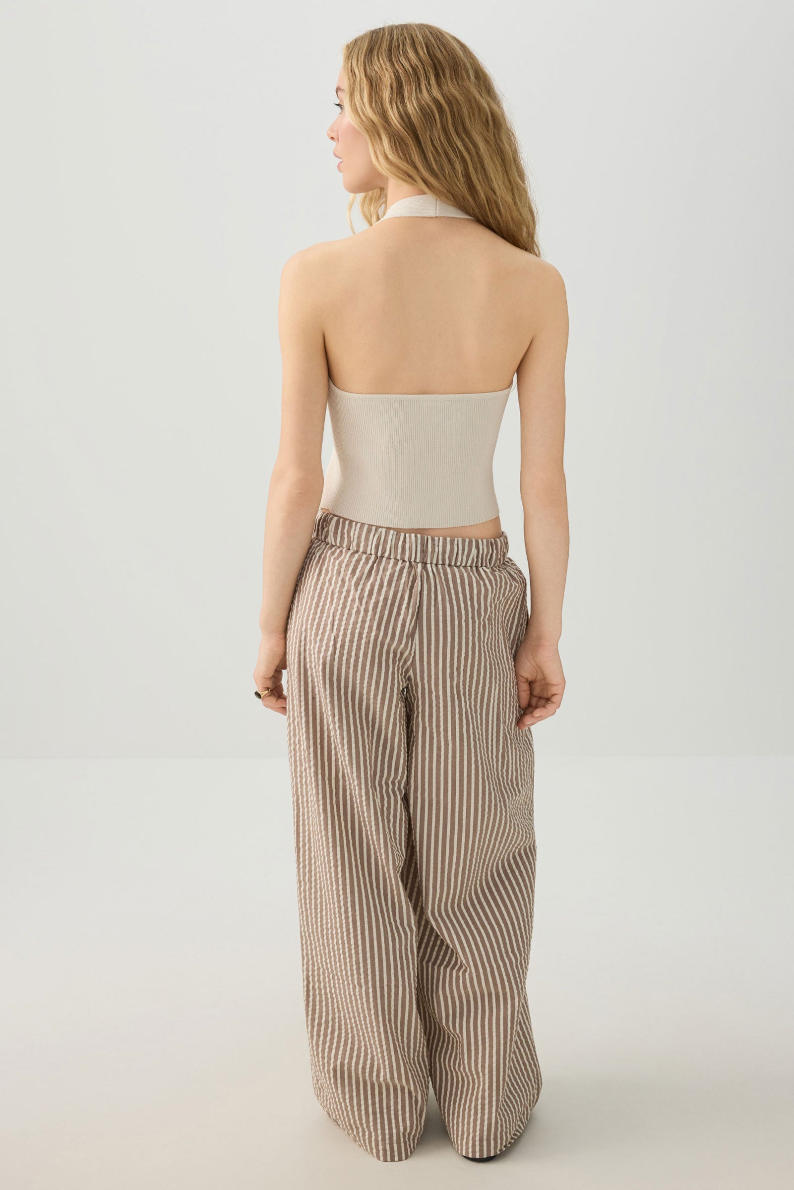 Mid Rise Foldover Wide Leg Pants – Ardene