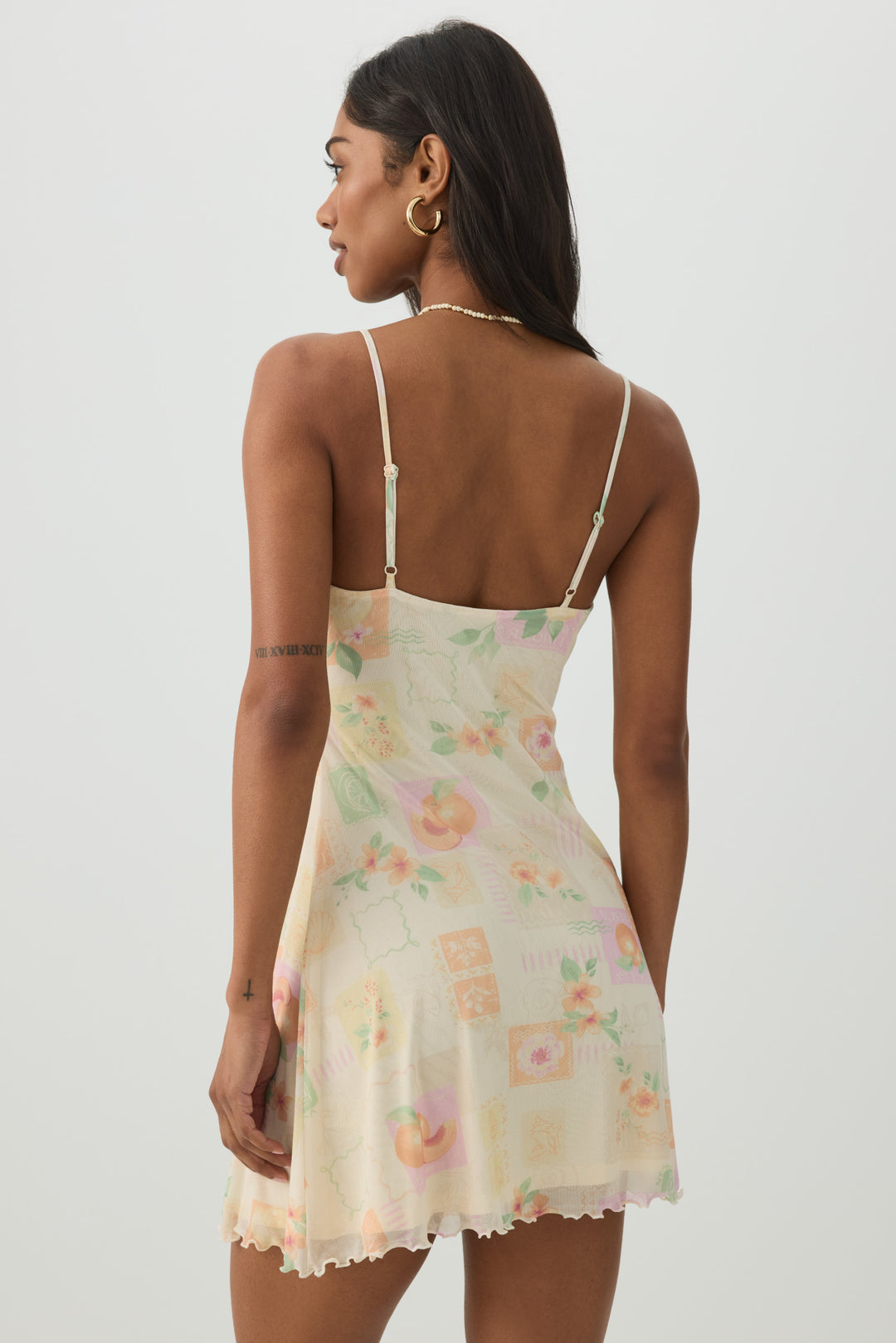 Square Neck Mini Dress