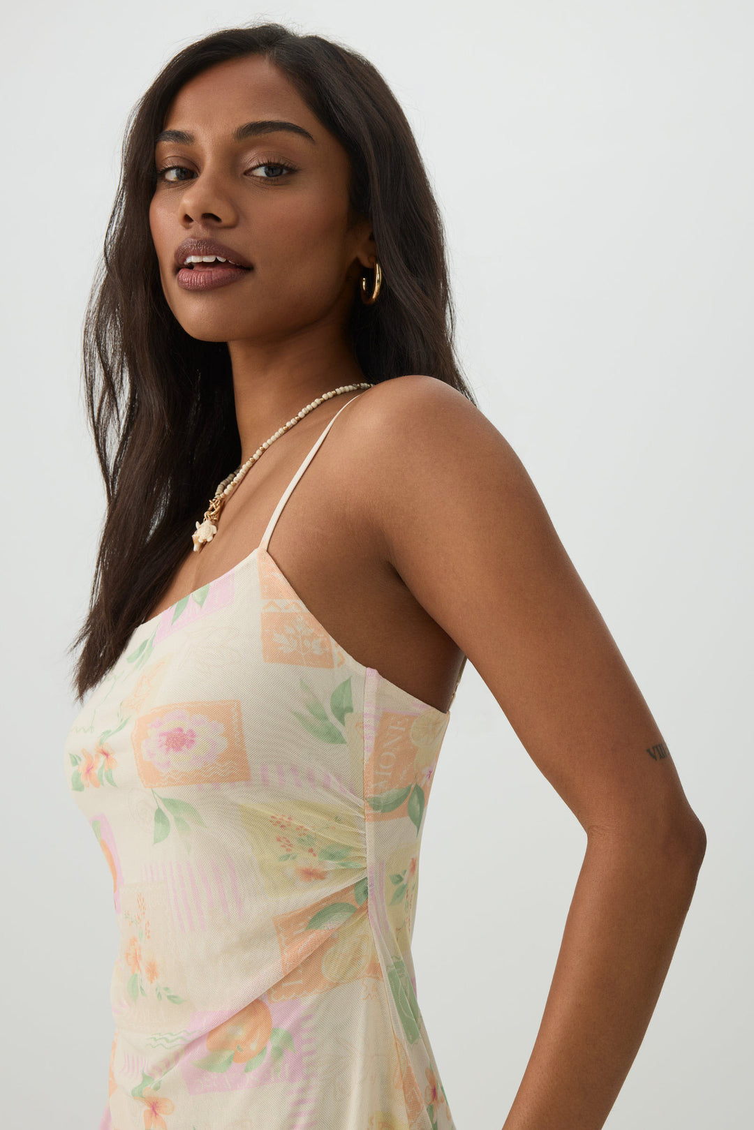 Square Neck Mini Dress