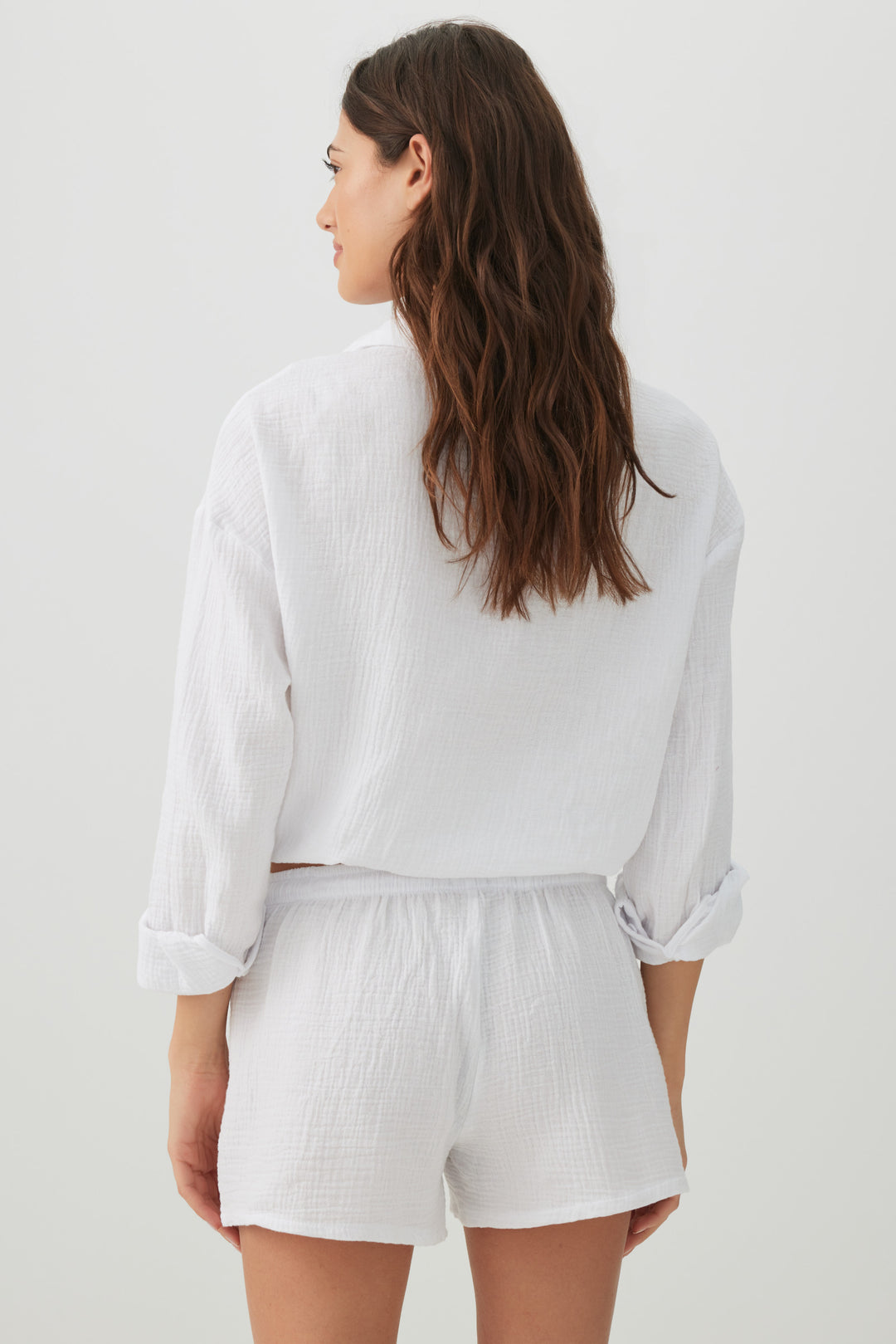 Woven Mid Rise Shorts