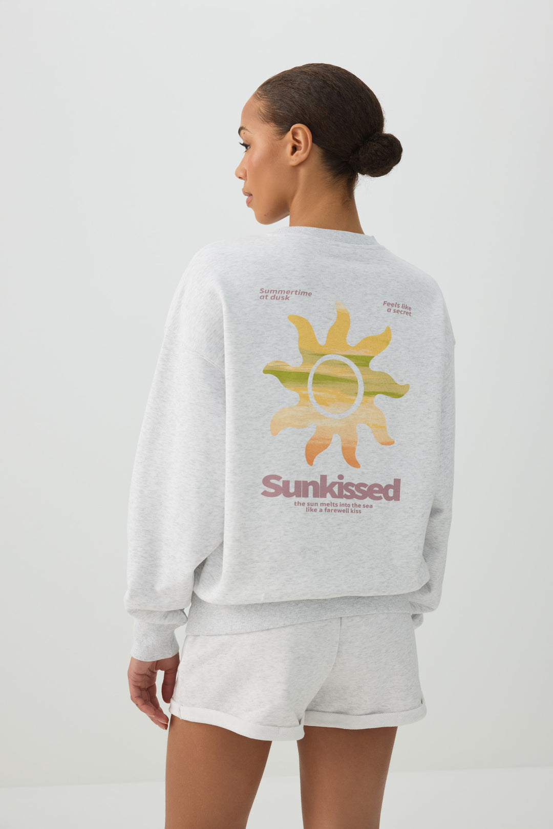 French Terry Crew Neck Sweatshirt