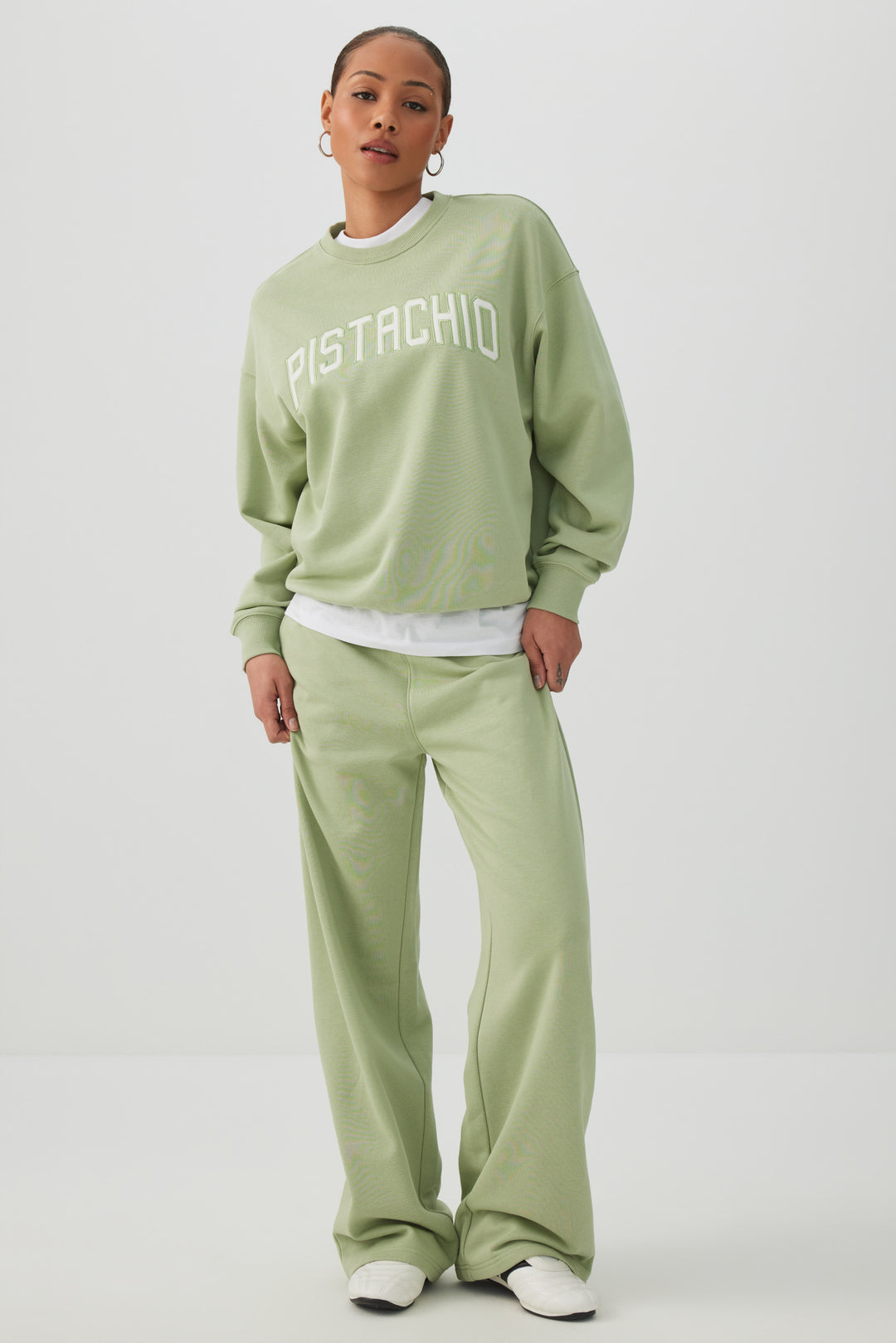 French Terry Crew Neck Sweatshirt