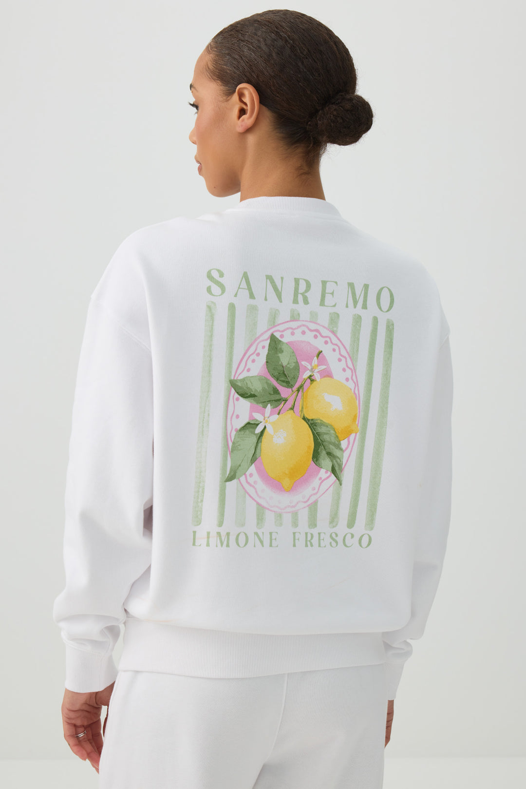 French Terry Crew Neck Sweatshirt