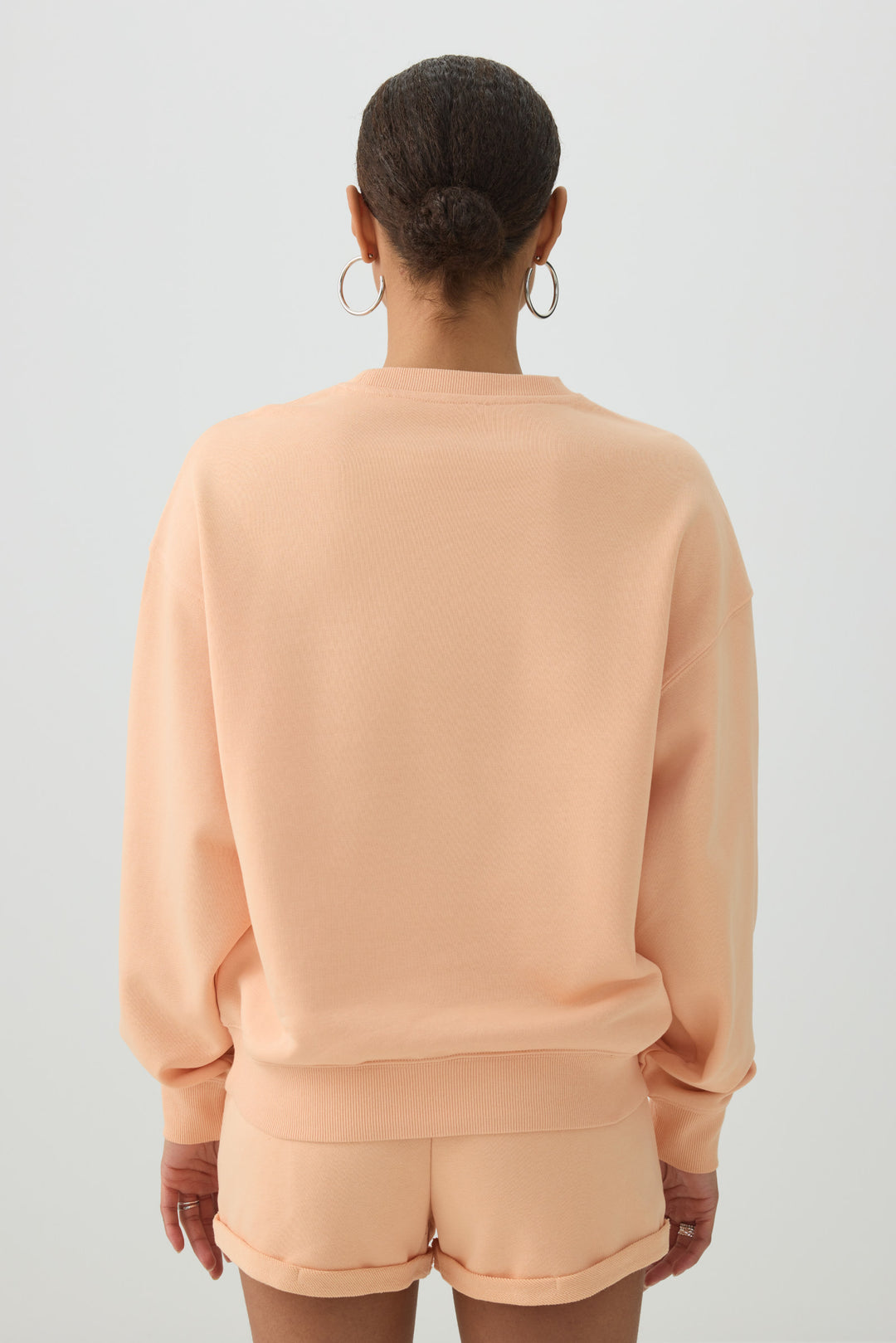 French Terry Crew Neck Sweatshirt