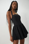 Robe courte licou avec short intégré