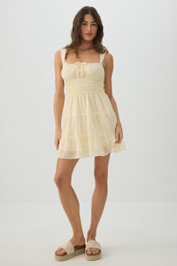 Tiered Smocked Mini Dress