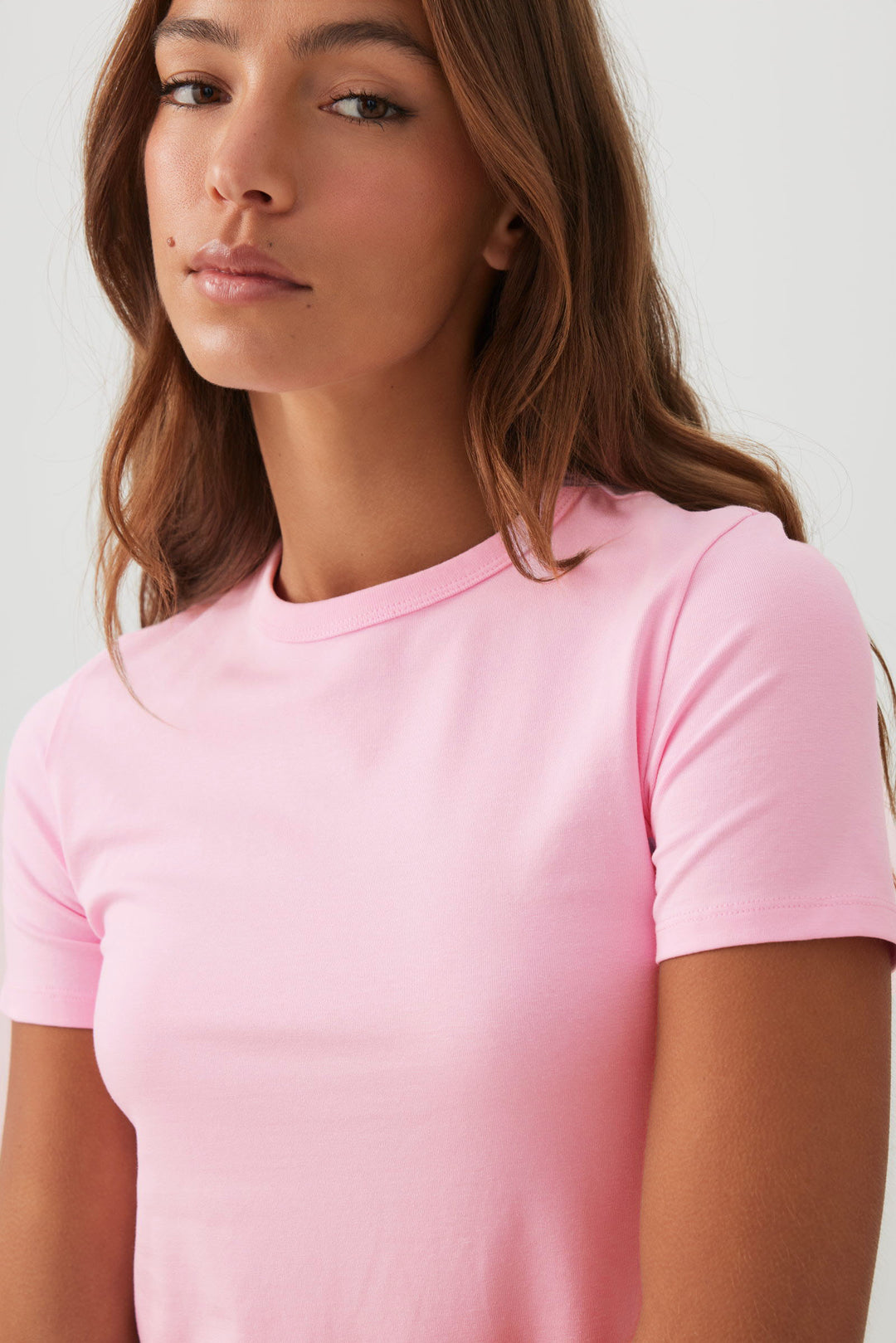 Basic Fitted Short Sleeve T-Shirt