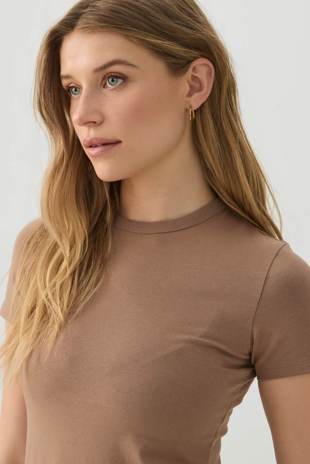 Basic Fitted Short Sleeve T-Shirt