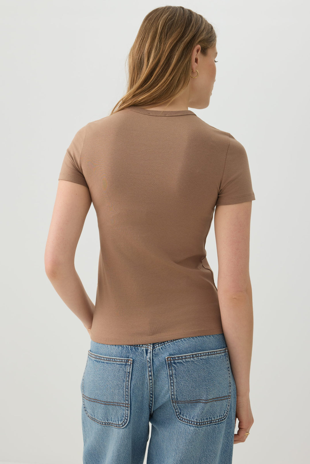 Basic Fitted Short Sleeve T-Shirt