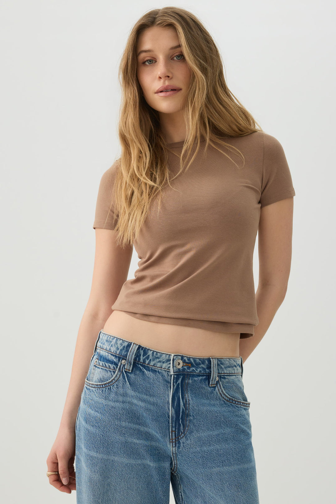 Basic Fitted Short Sleeve T-Shirt