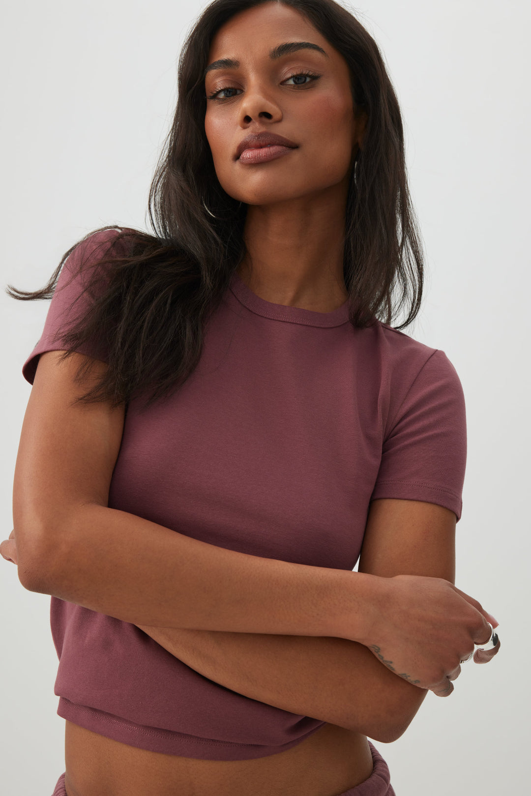 Basic Fitted Short Sleeve T-Shirt