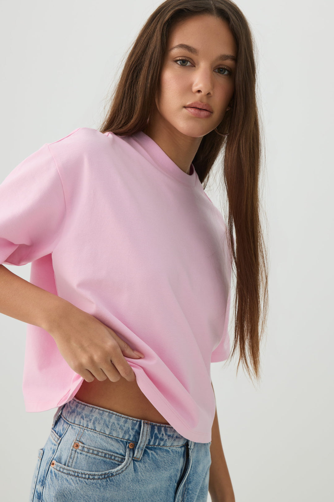 Basic Boxy Short Sleeve T-Shirt