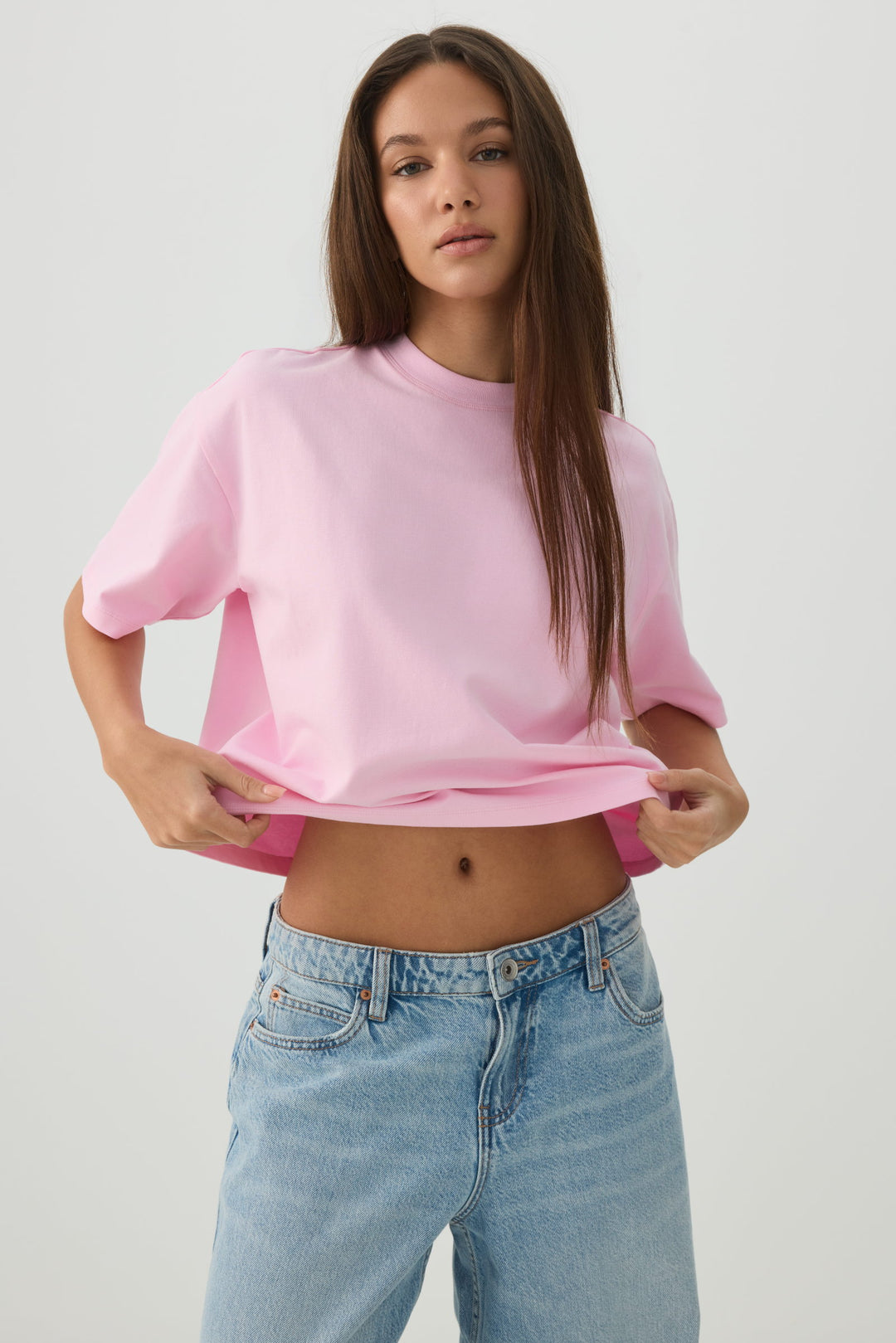 Basic Boxy Short Sleeve T-Shirt