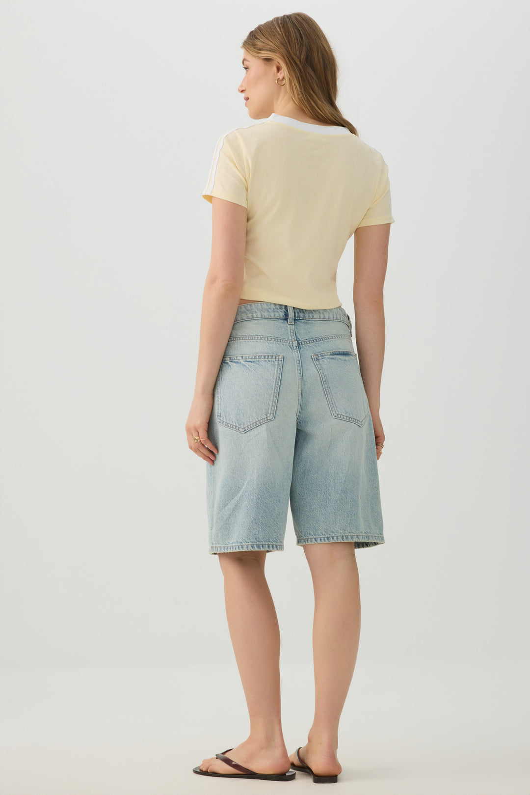 Low Rise Denim Jorts