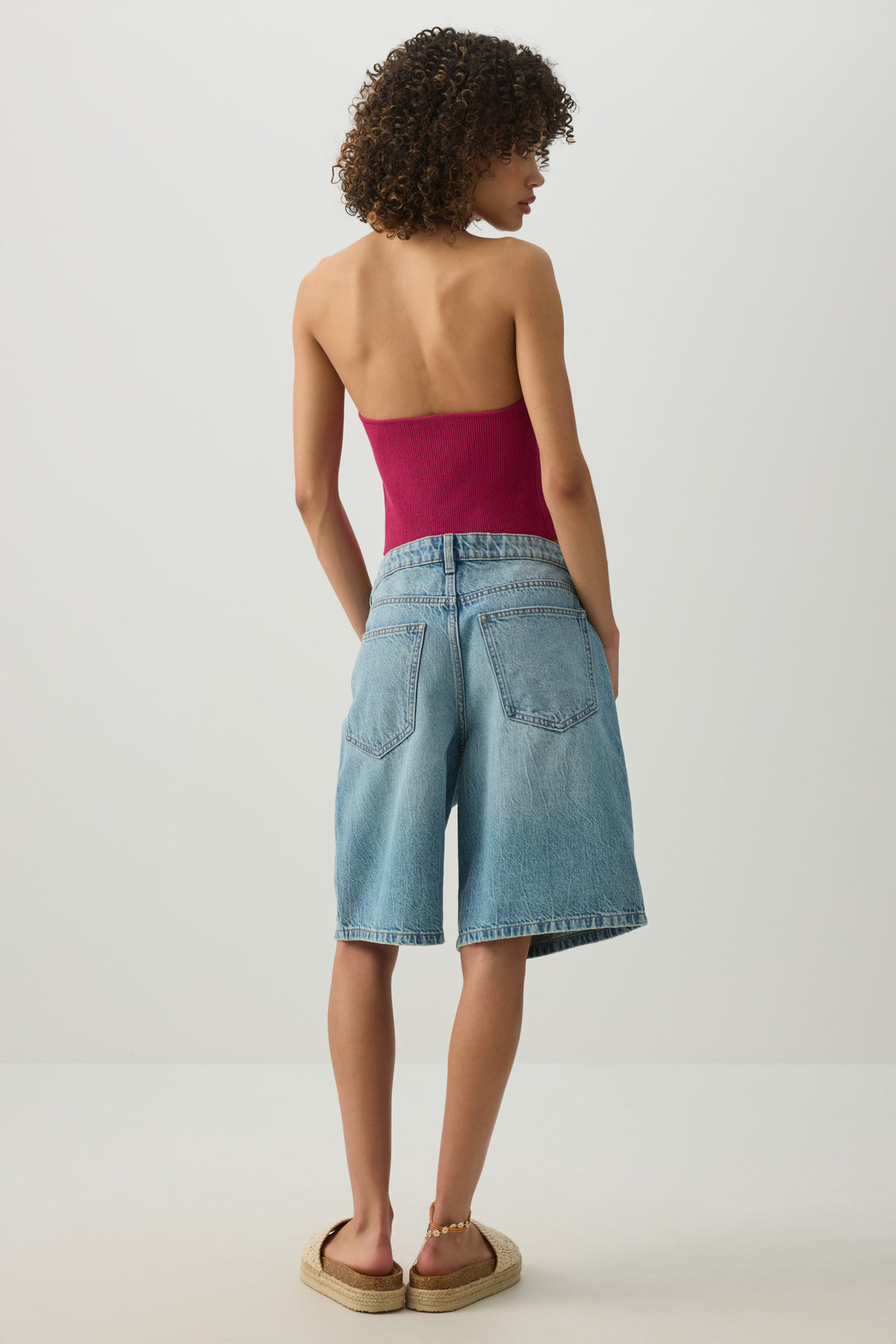 Low Rise Denim Jorts