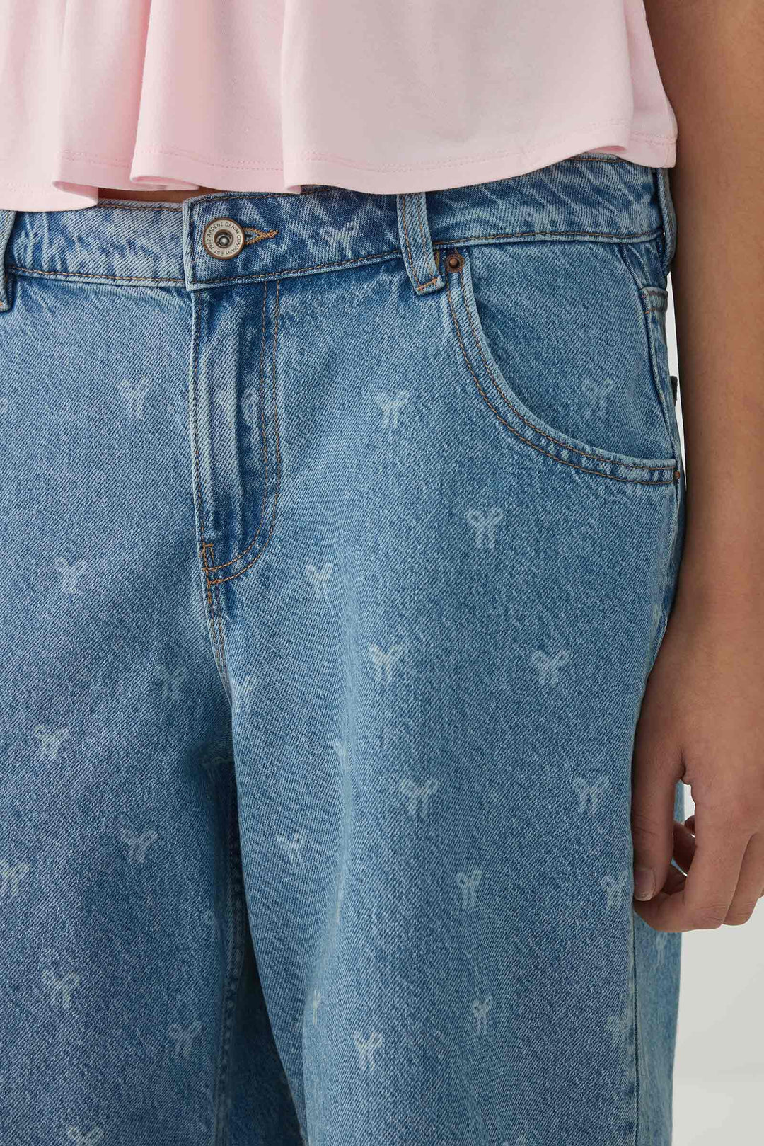 Low Rise Denim Jorts