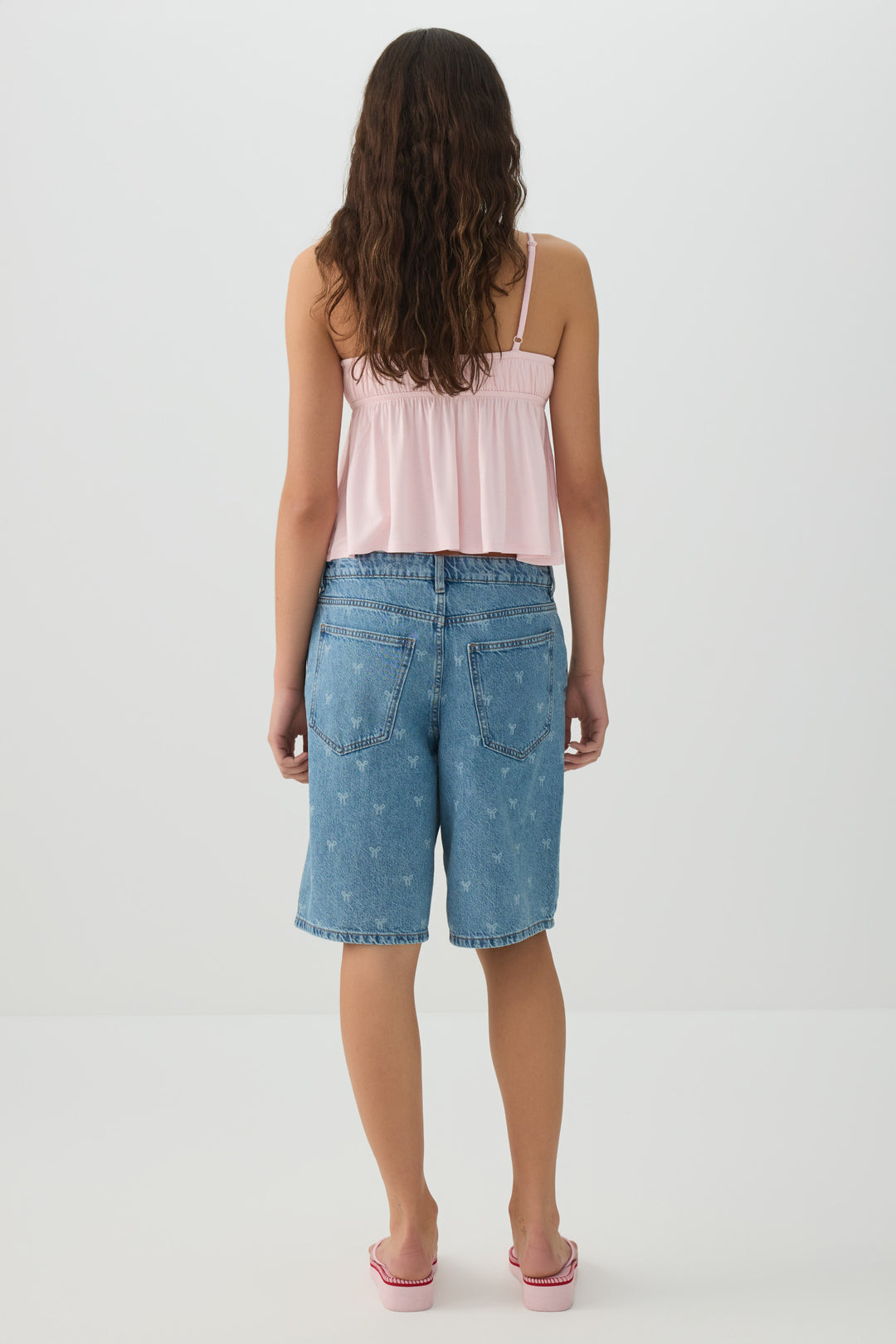 Low Rise Denim Jorts