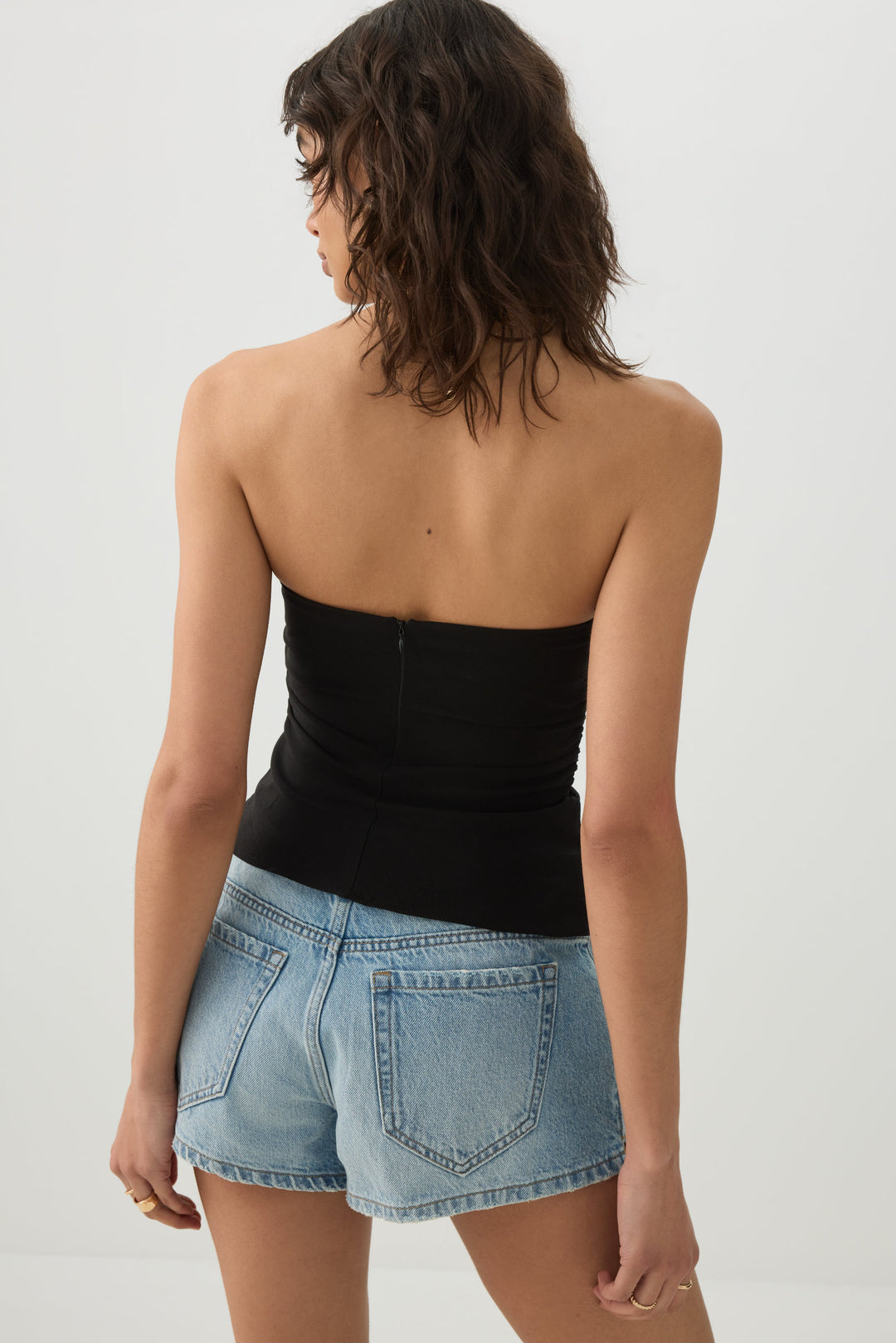 Tube Top with Side Shirring