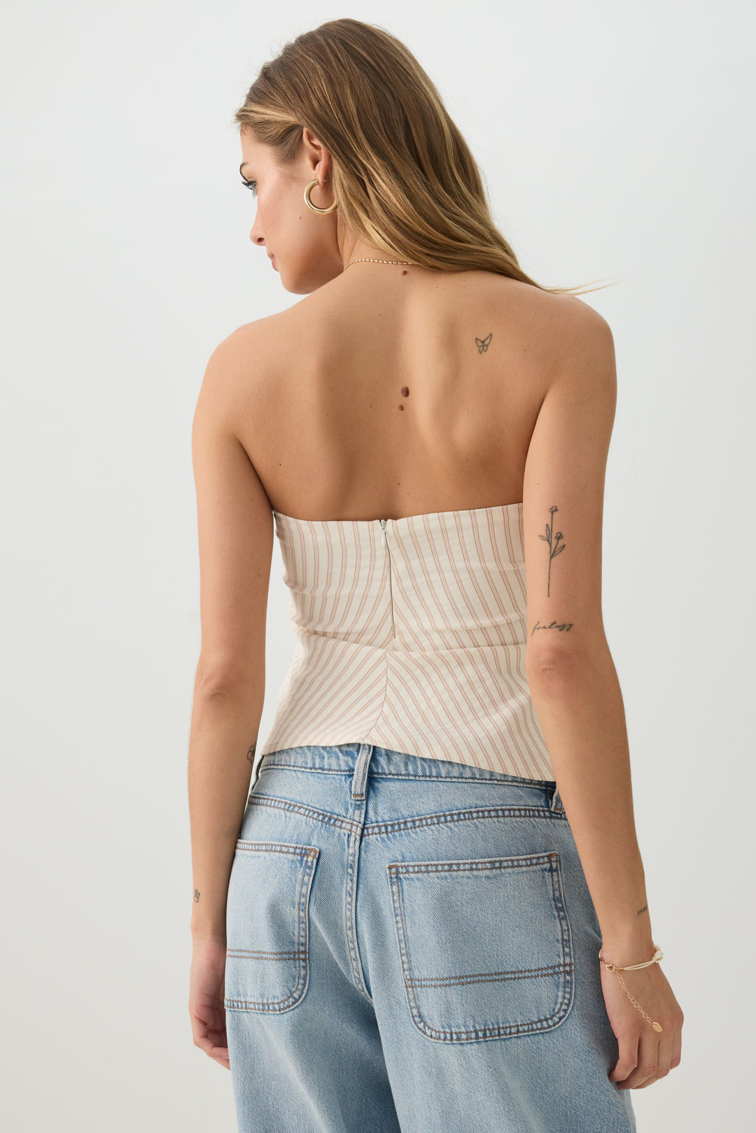 Tube Top with Side Shirring