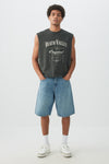 Baggy Denim Shorts
