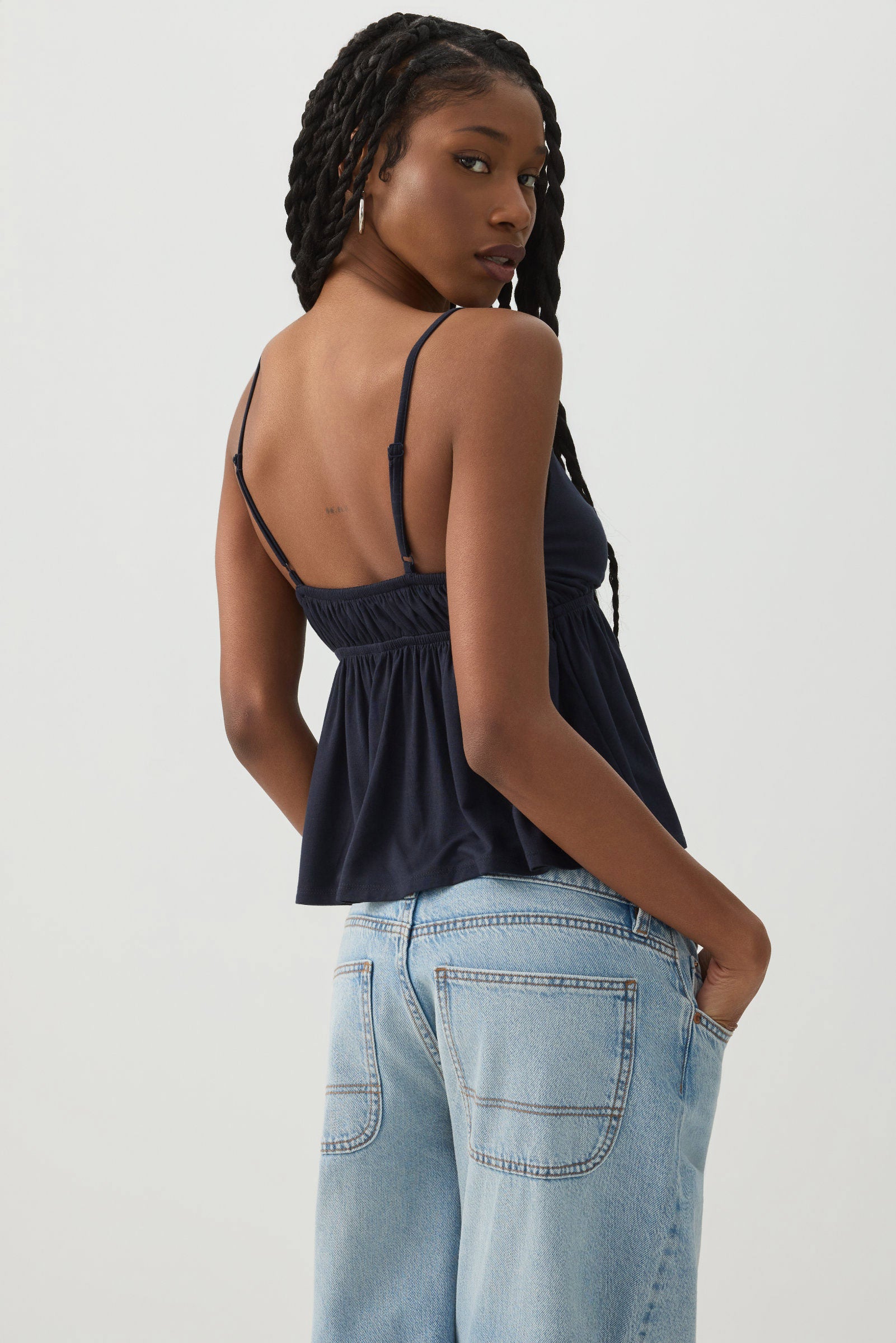 Plunge Babydoll Tank Top – Ardene