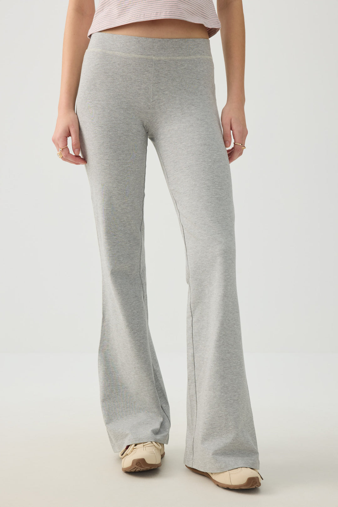 Mid Rise Flare Leggings