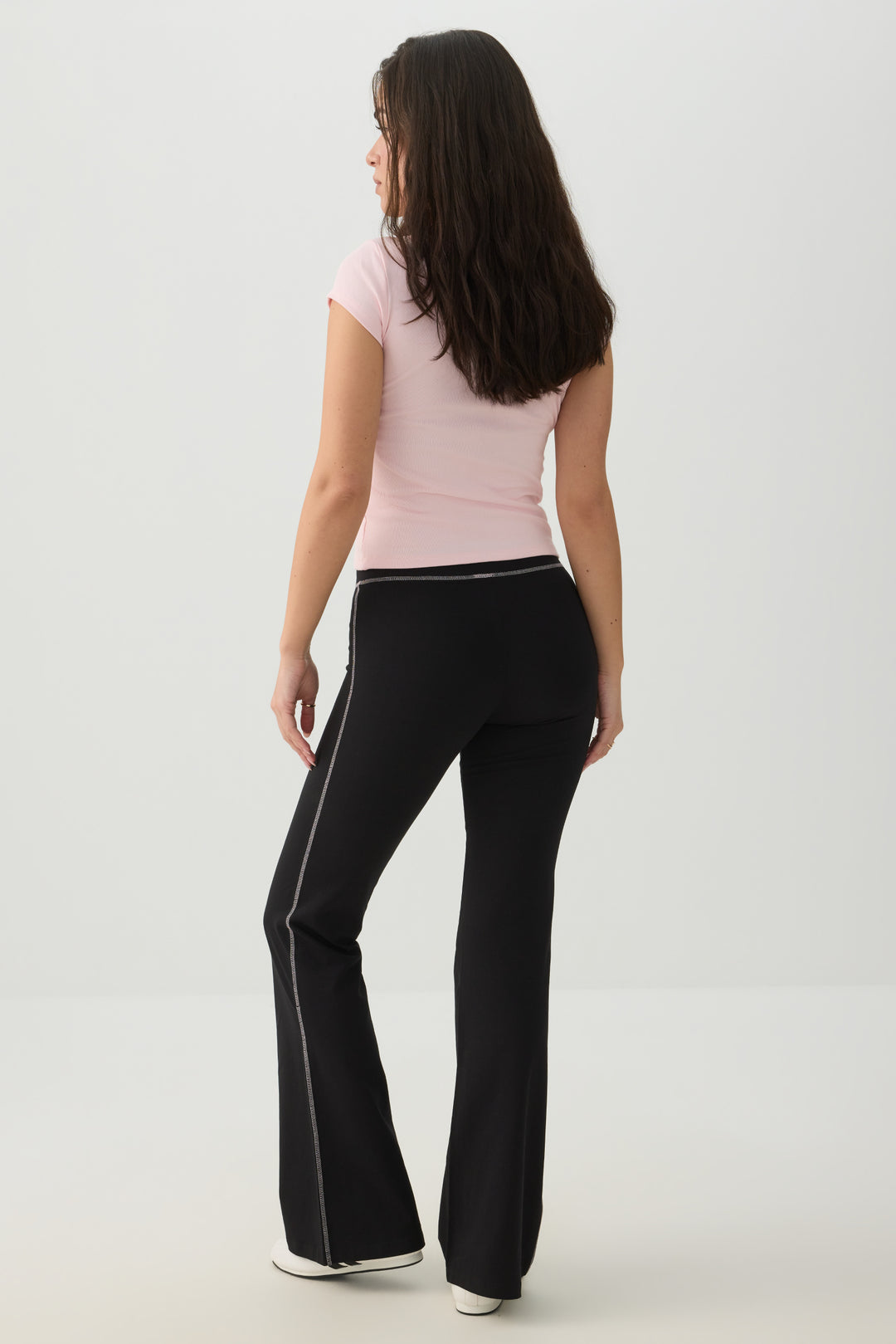 Mid Rise Flare Leggings