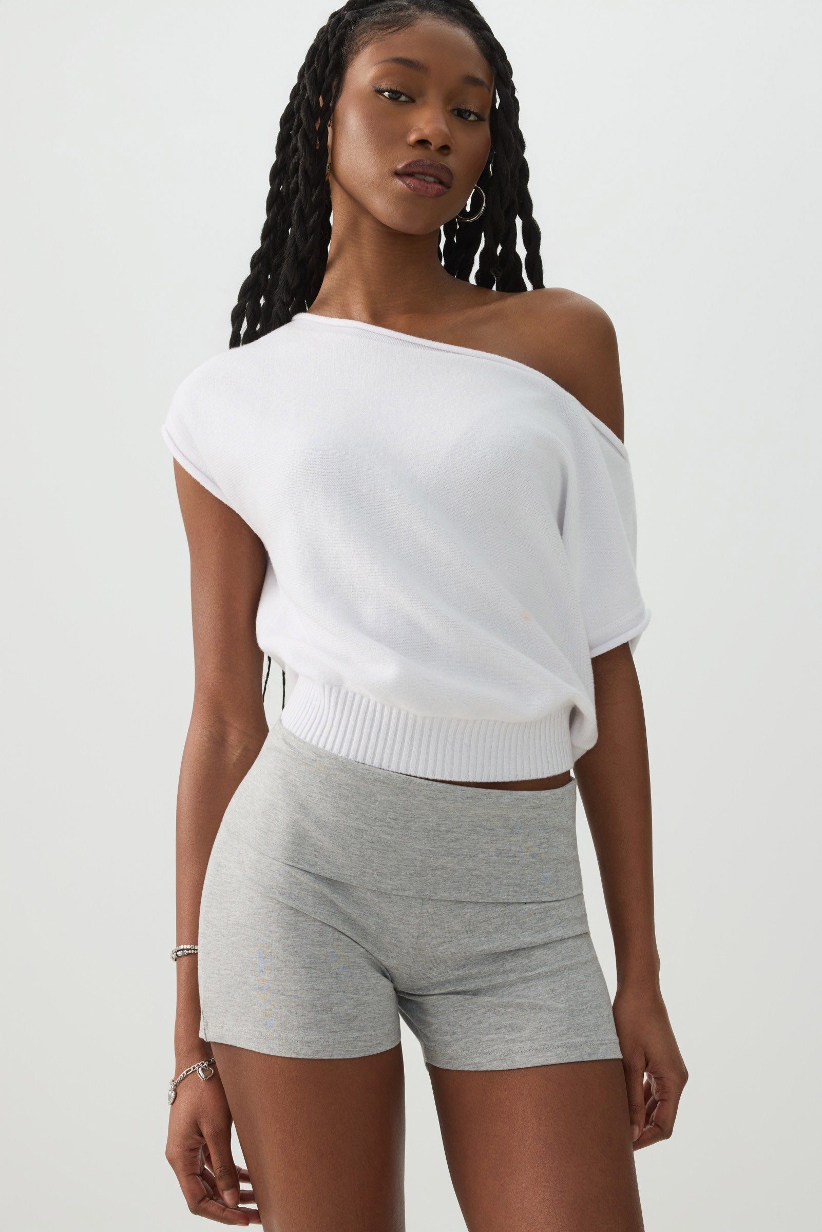 Mini Fold Over Biker Shorts – Ardene