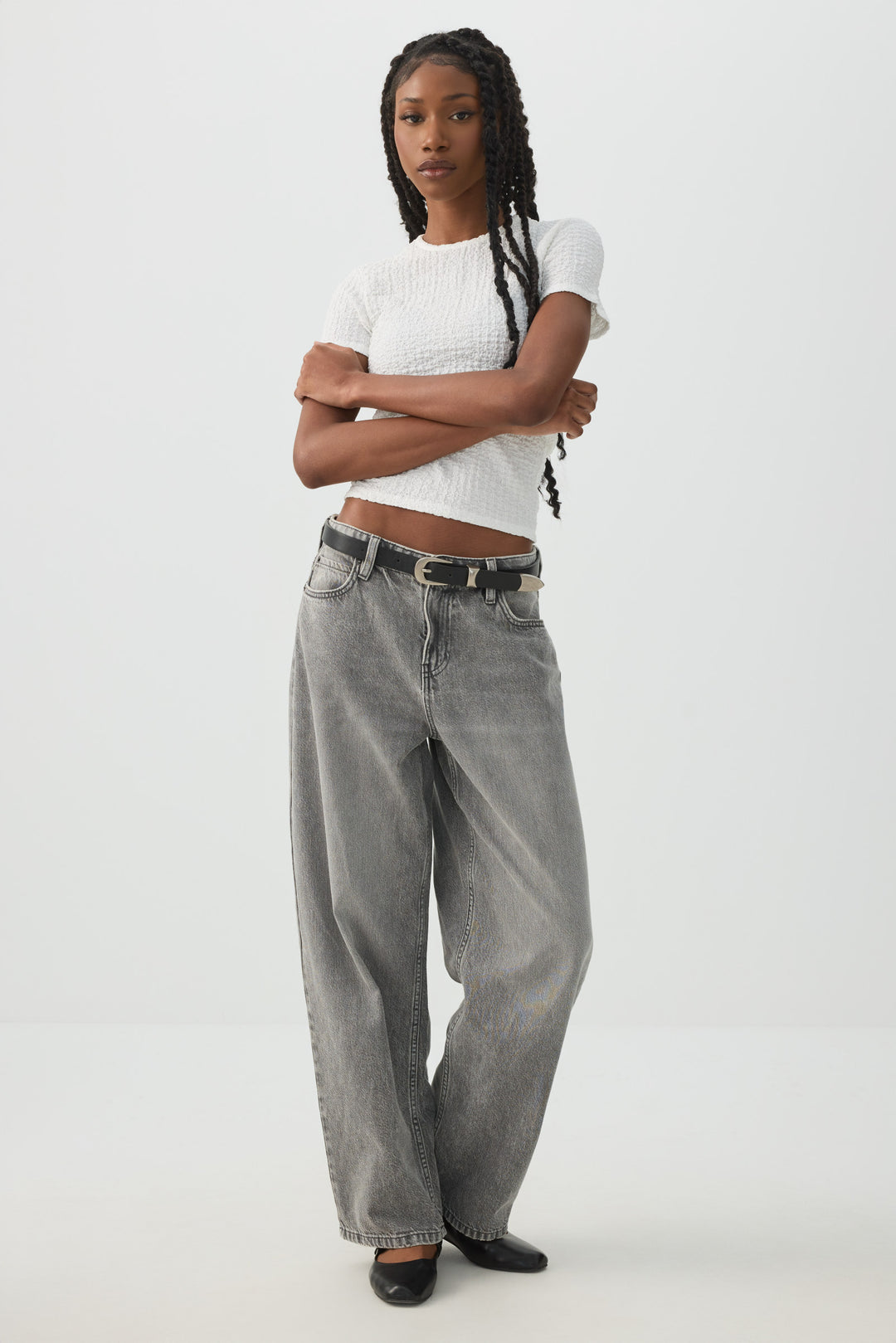 Le jean Untamed coupe ample et taille mi-haute