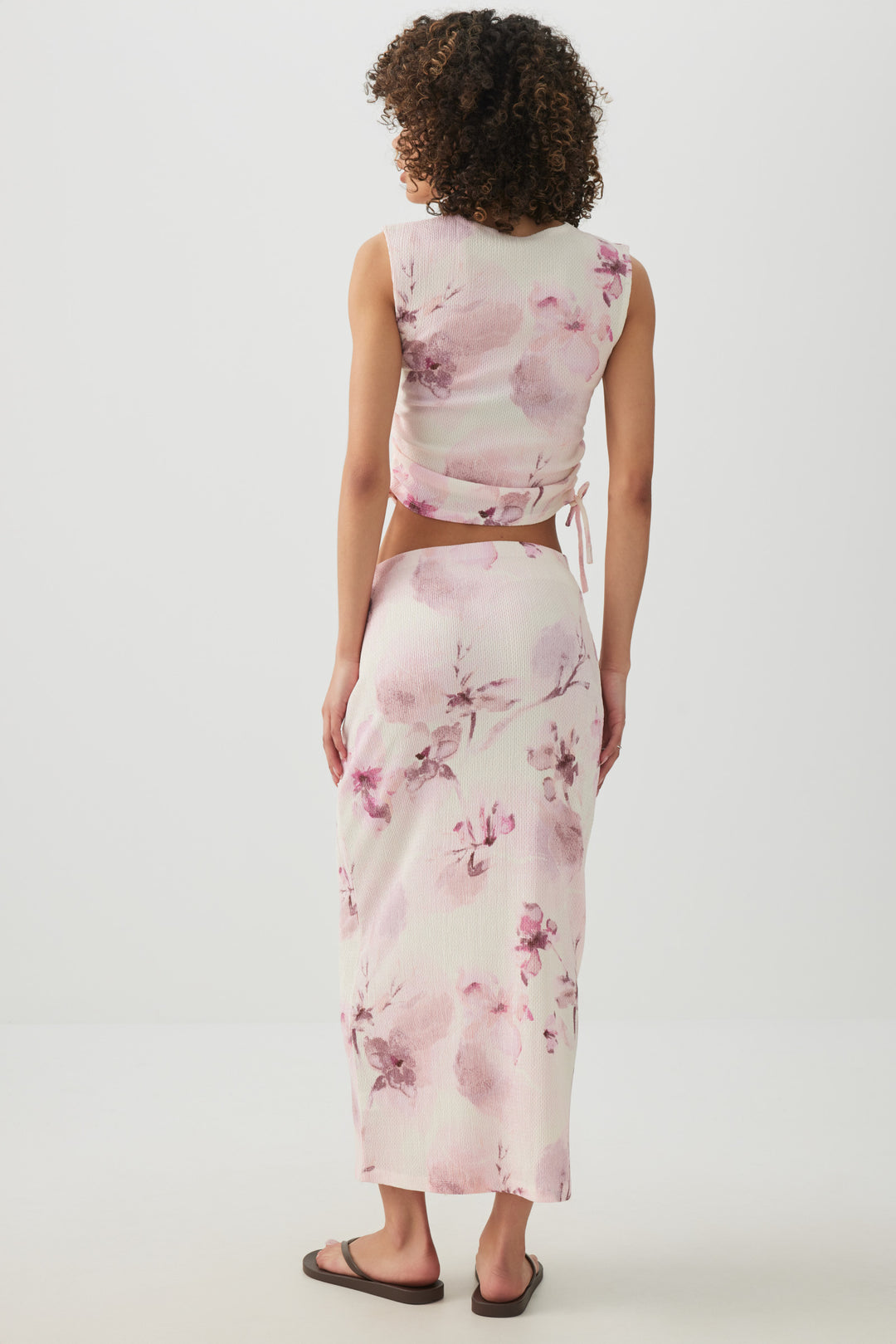 Textured Knit Maxi Skirt