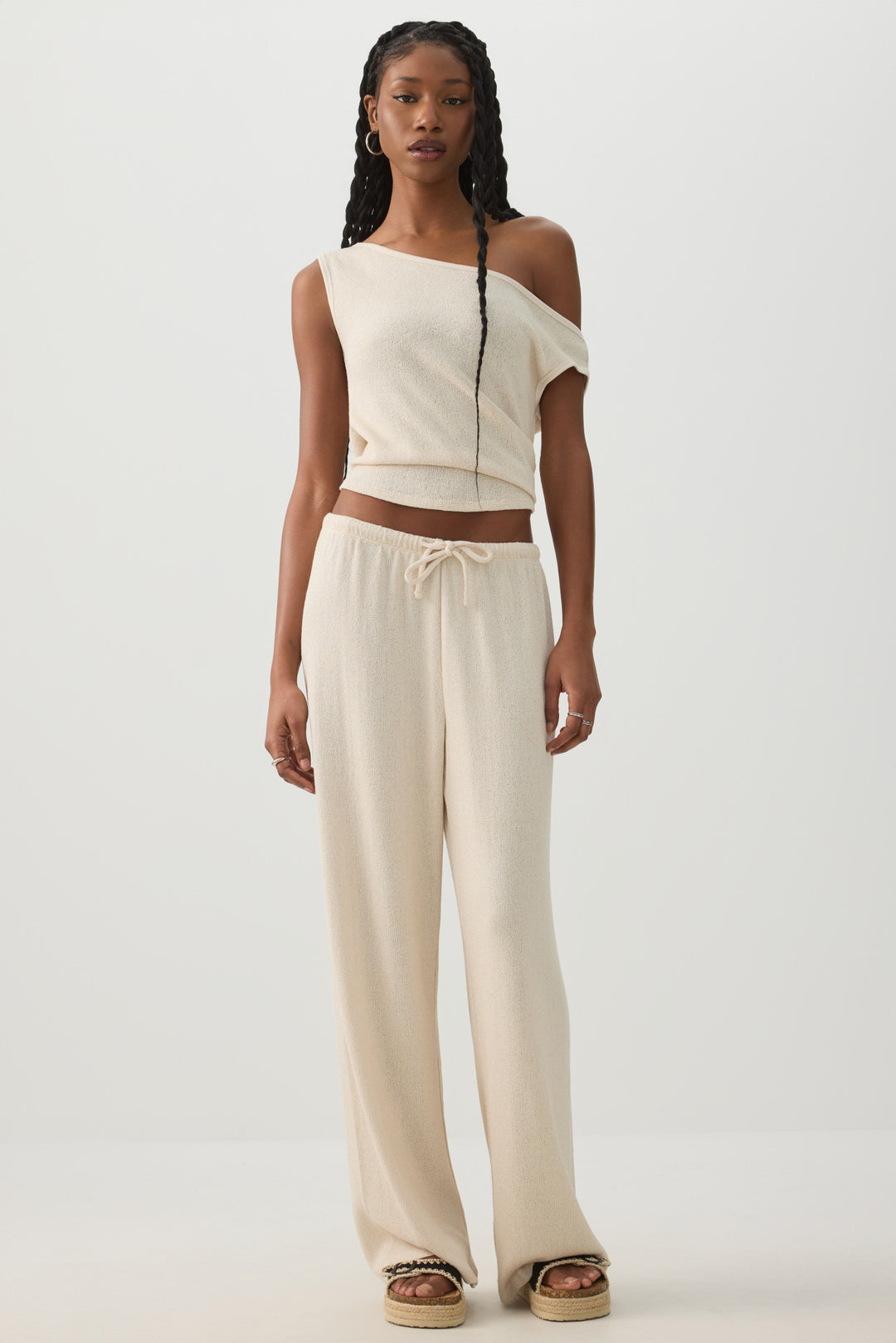 Off Shoulder Knit Top