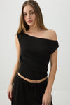 Off Shoulder Knit Top