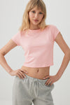 Crew Neck Crop Top