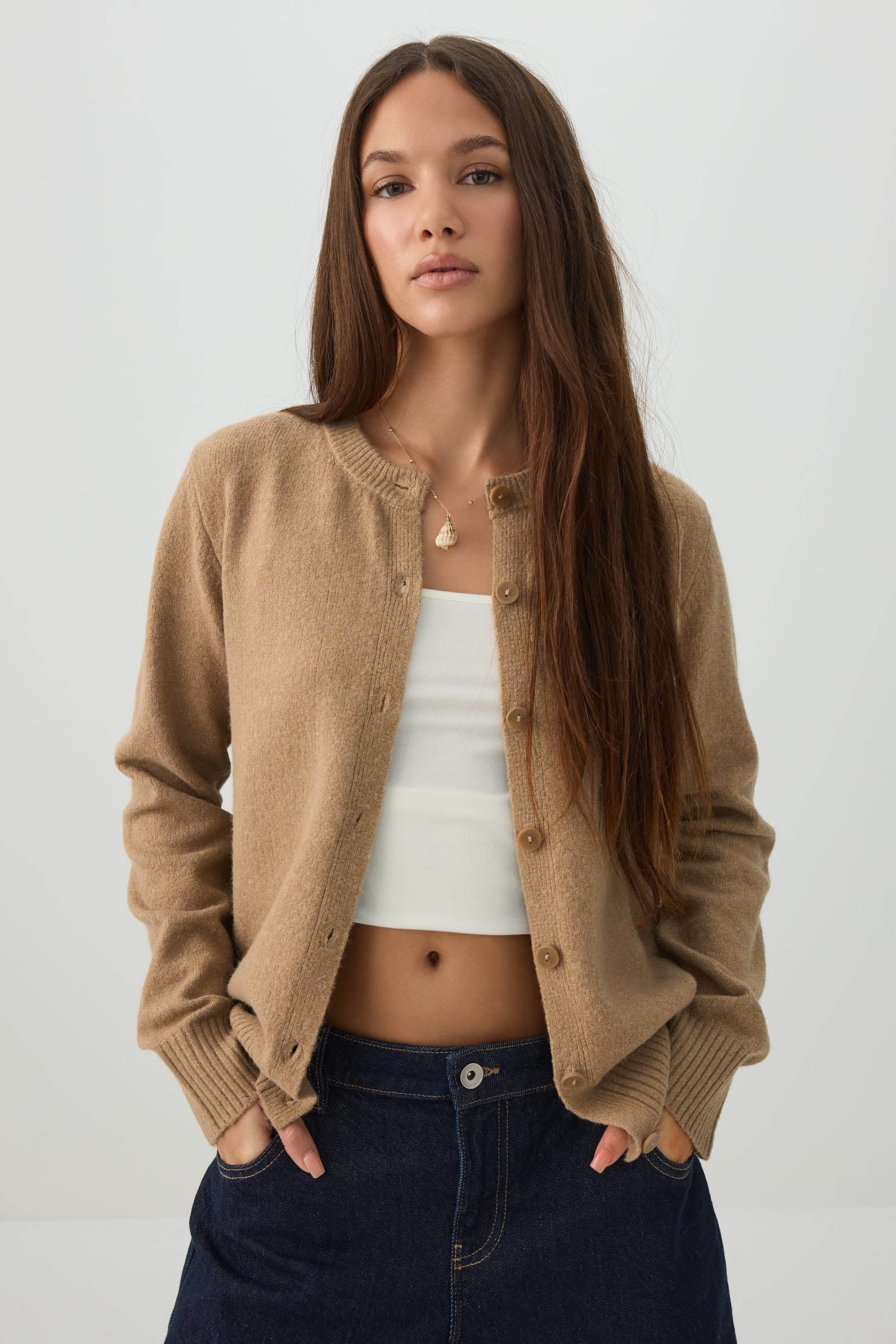 Button-Front Sweater Cardigan – Ardene